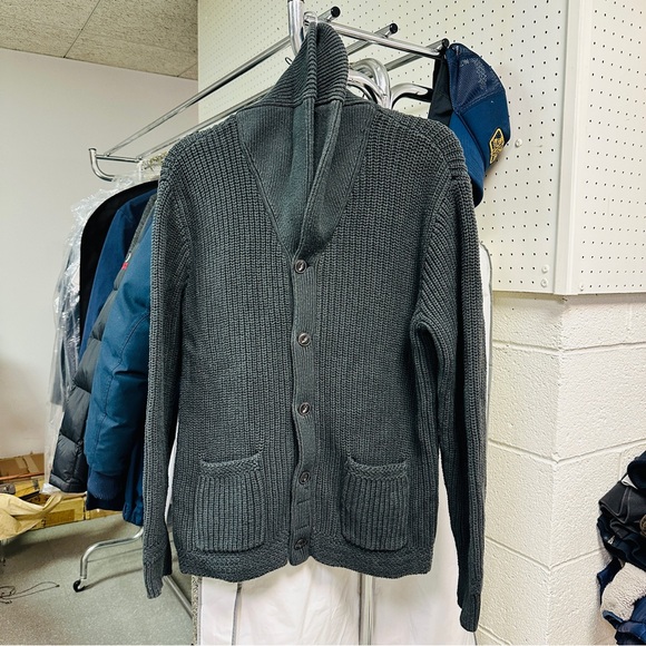 Denim & Supply Ralph Lauren shawl collar Cotton Cardigan Sweater - Picture 3 of 8